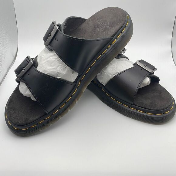 Dr Martens Men's Josef Sandals SIZE 9 MEN BLACK - Picture 5 of 8